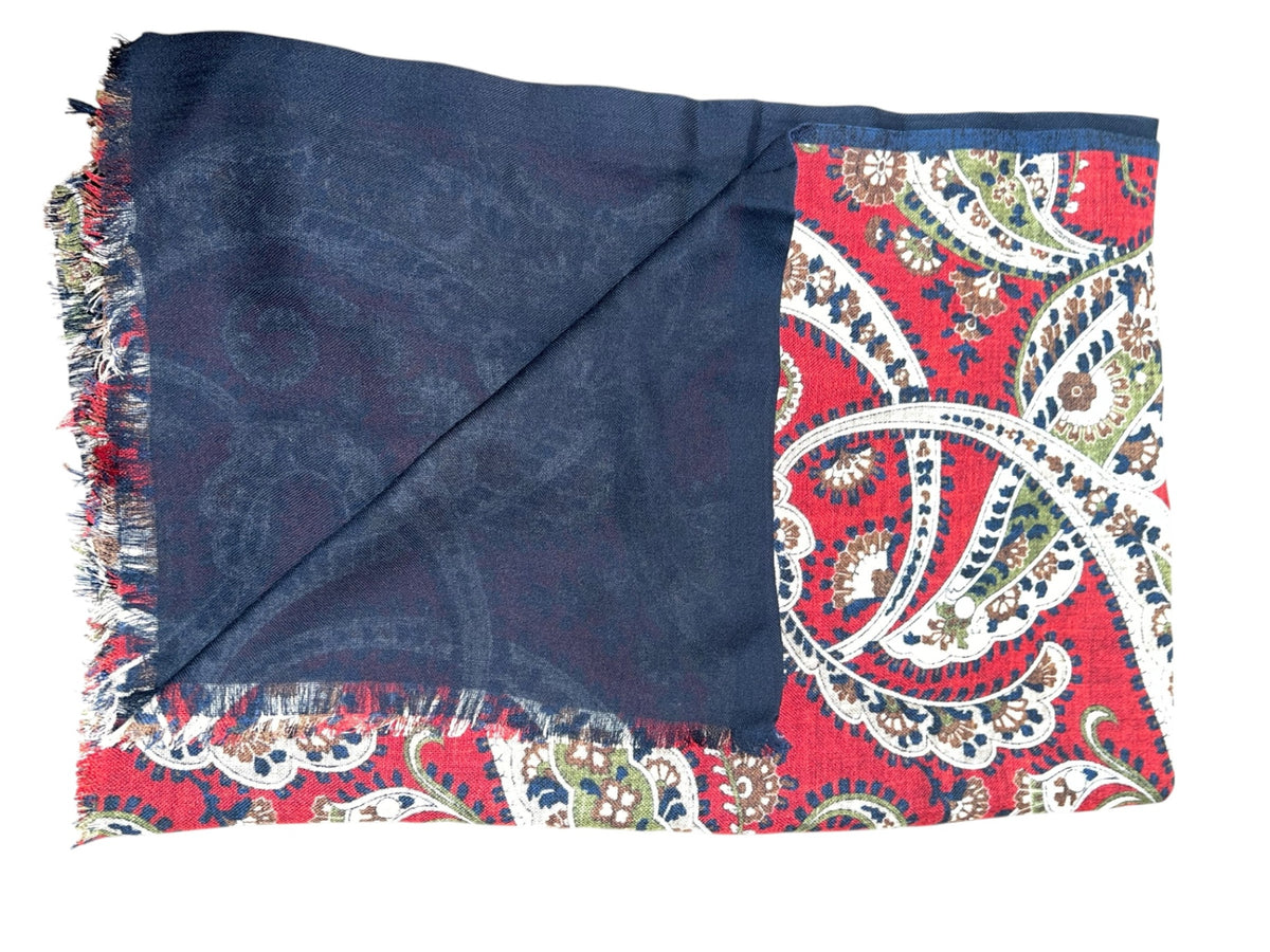 Rosi Collection Tuch VAIL Gemustert Rot