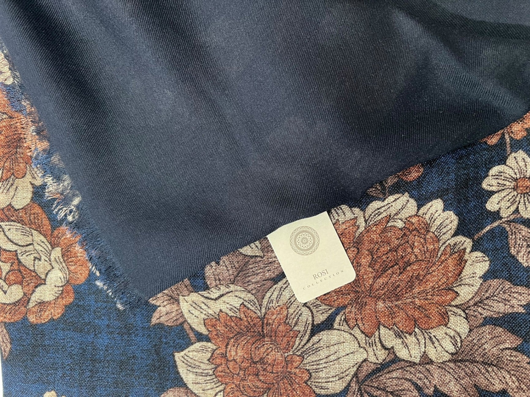 Rosi Collection Tuch VAIL Gemustert Blau