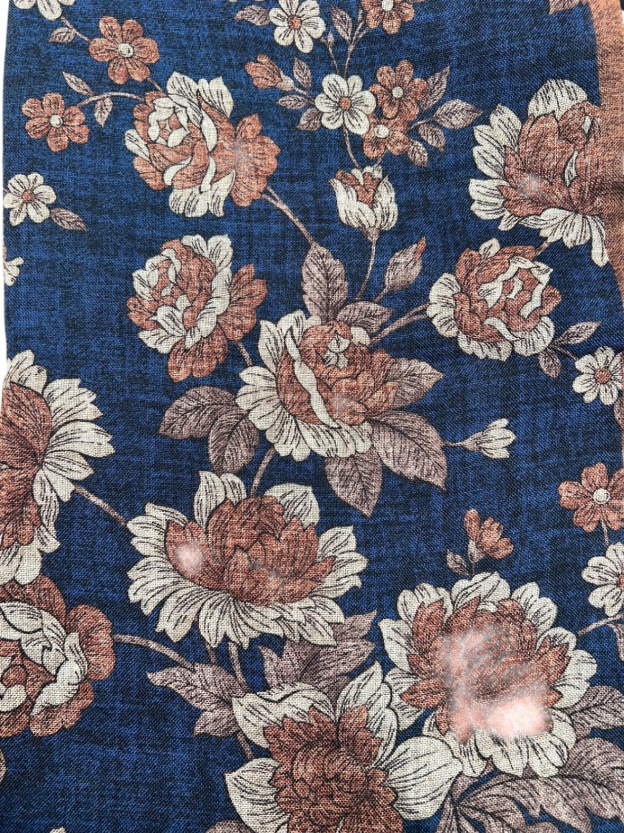 Rosi Collection Tuch VAIL Gemustert Blau