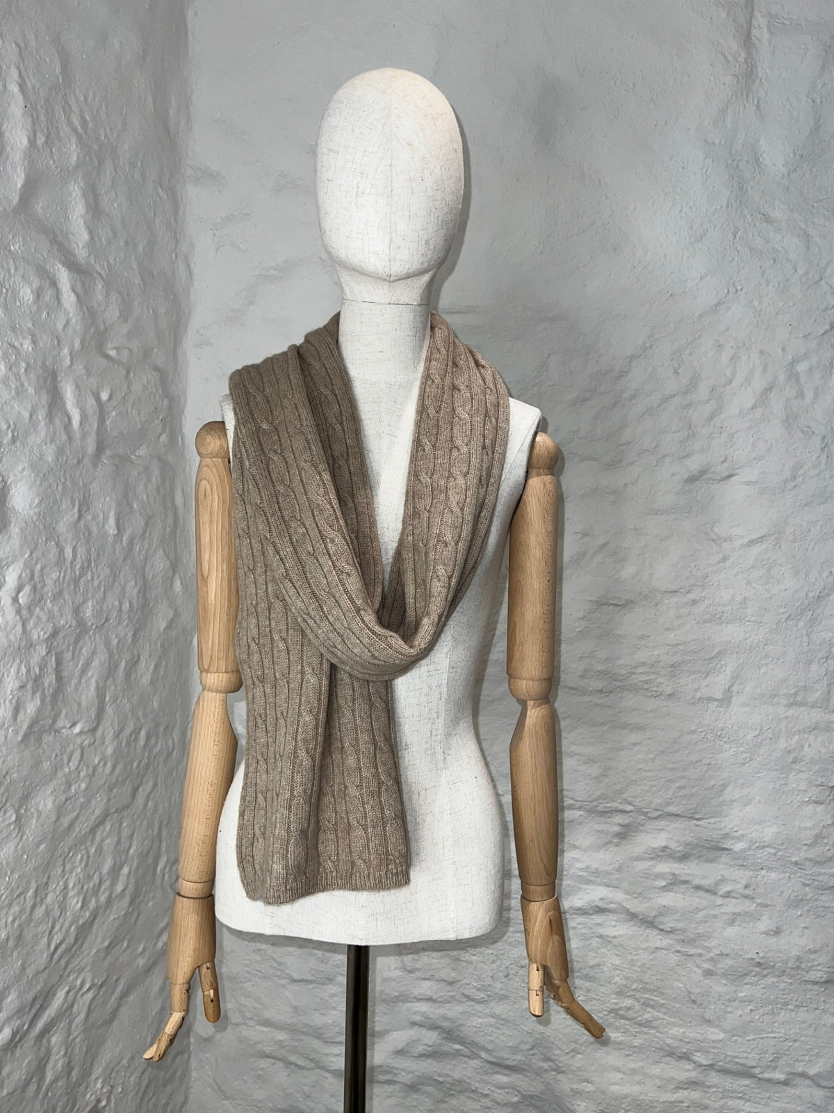 Rosi Collection Strickschal DAKOTA Taupe