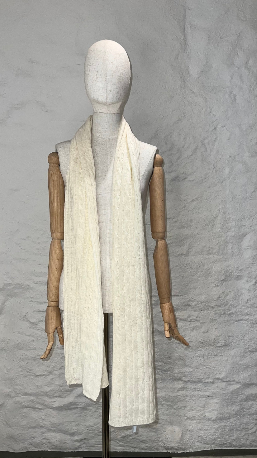 Rosi Collection Strickschal DAKOTA Ecru