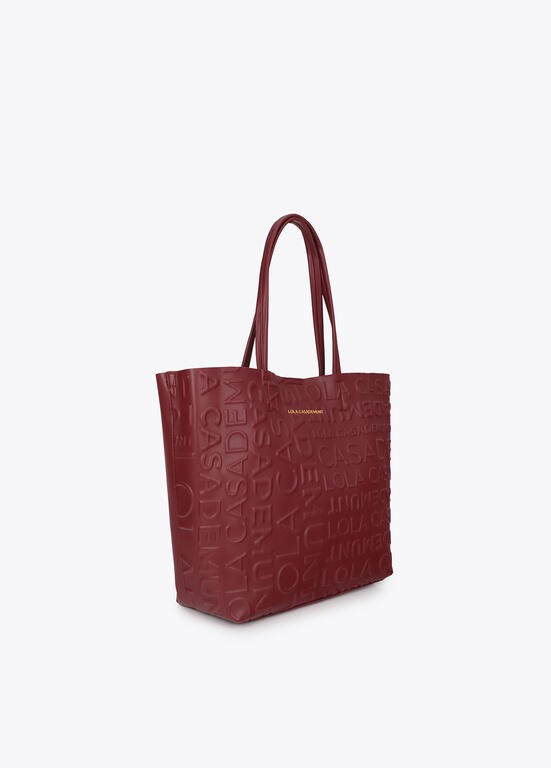 Lola Casademunt Basic Shopper Bordeaux