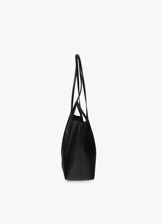 Lola Casademunt Shopper Lederoptik, Doppelhenkel Schwarz