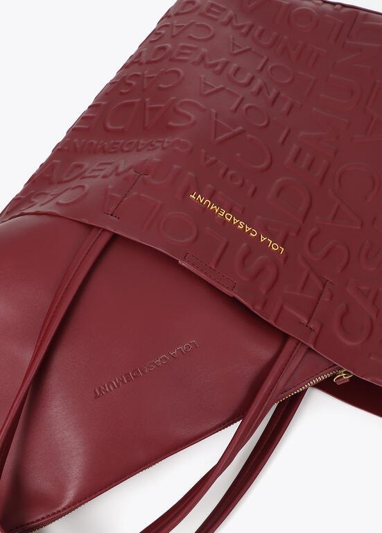 Lola Casademunt Basic Shopper Bordeaux