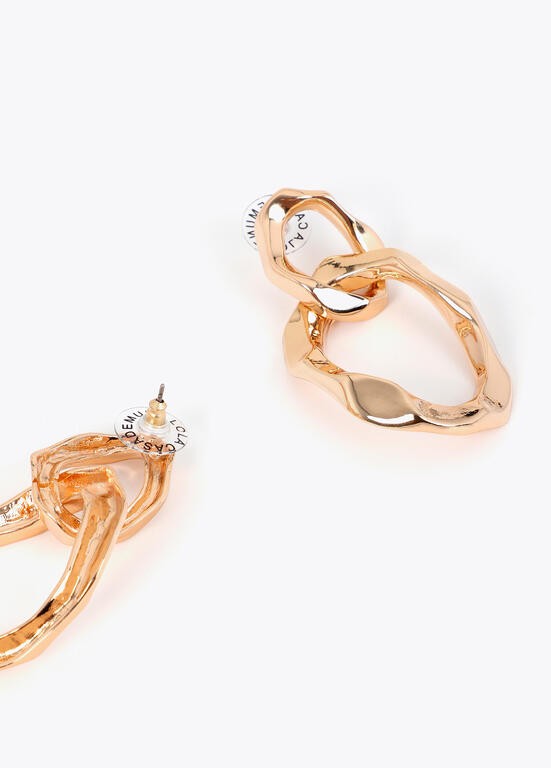 Lola Casademunt Ohrring strukturiert "Washer" Gold
