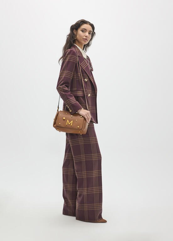 Lola Casademunt Blazer "American Window Painting" Weinrot