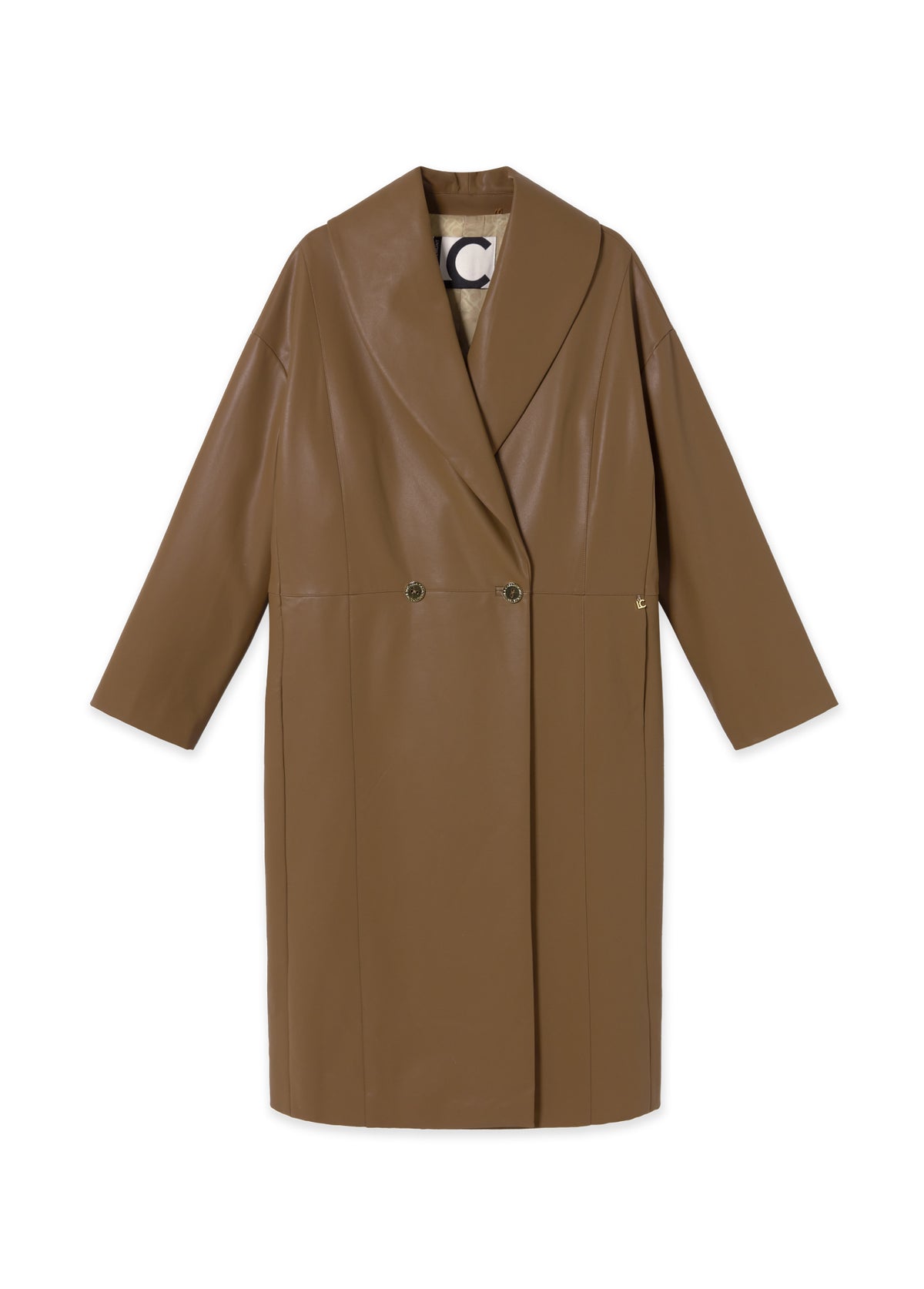 Lola Casademunt Kunstledermantel Beige