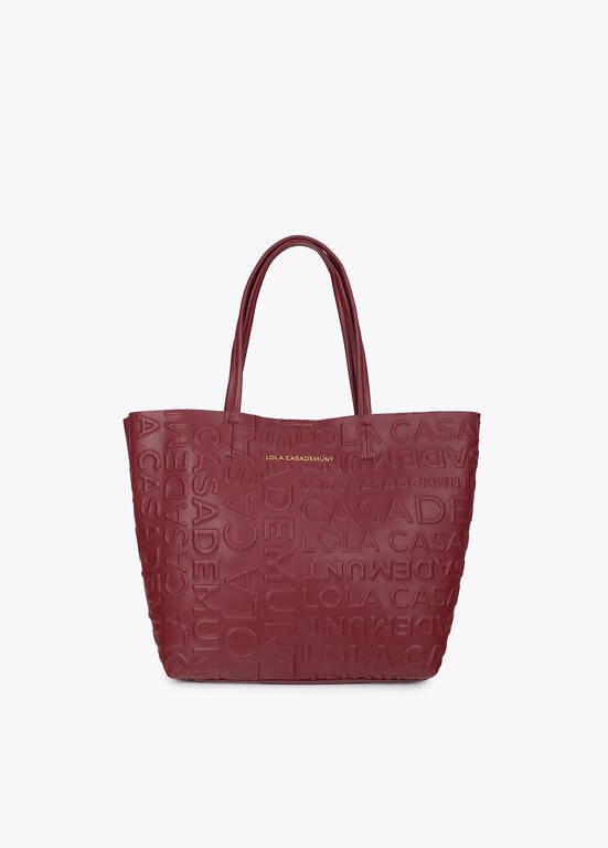 Lola Casademunt Basic Shopper Bordeaux