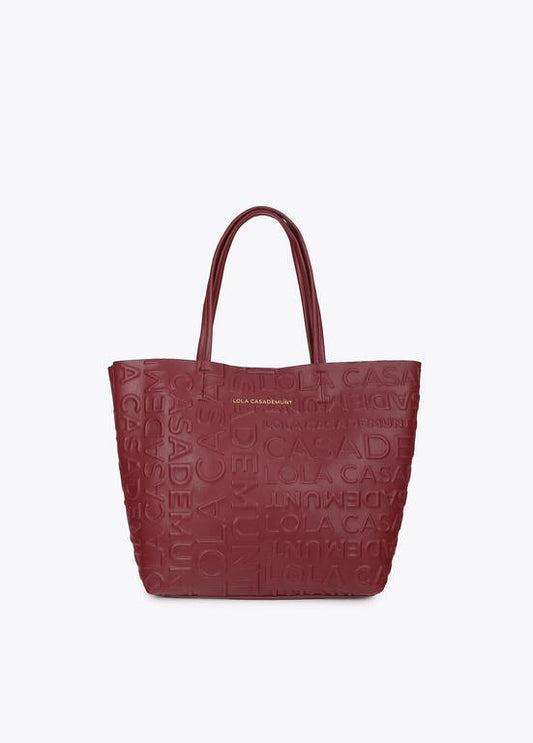 Lola Casademunt Basic Shopper Bordeaux