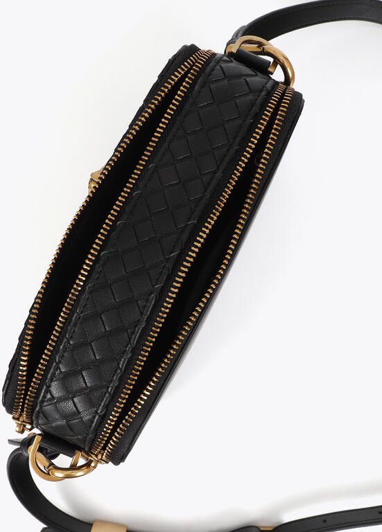Lola Casademunt Crossbody-Bag geflochten Schwarz
