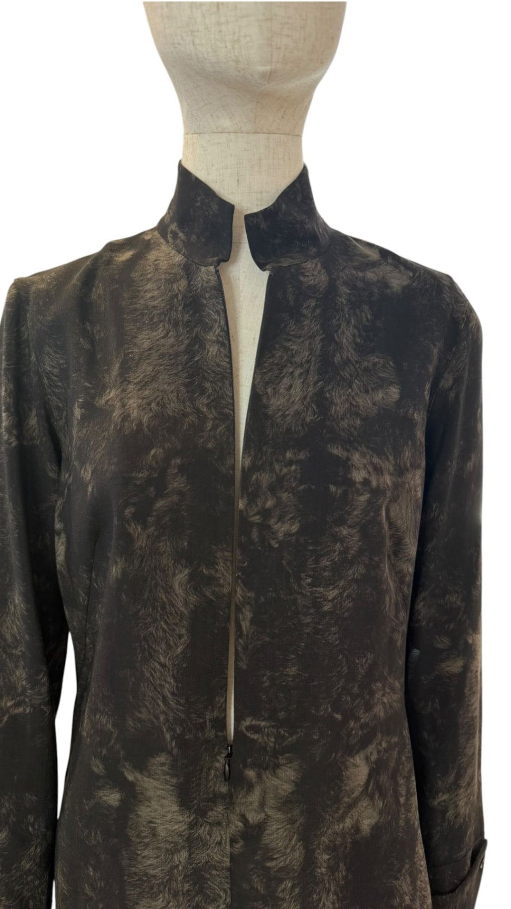 Pre-Loved AKRIS Tunika marmoriert