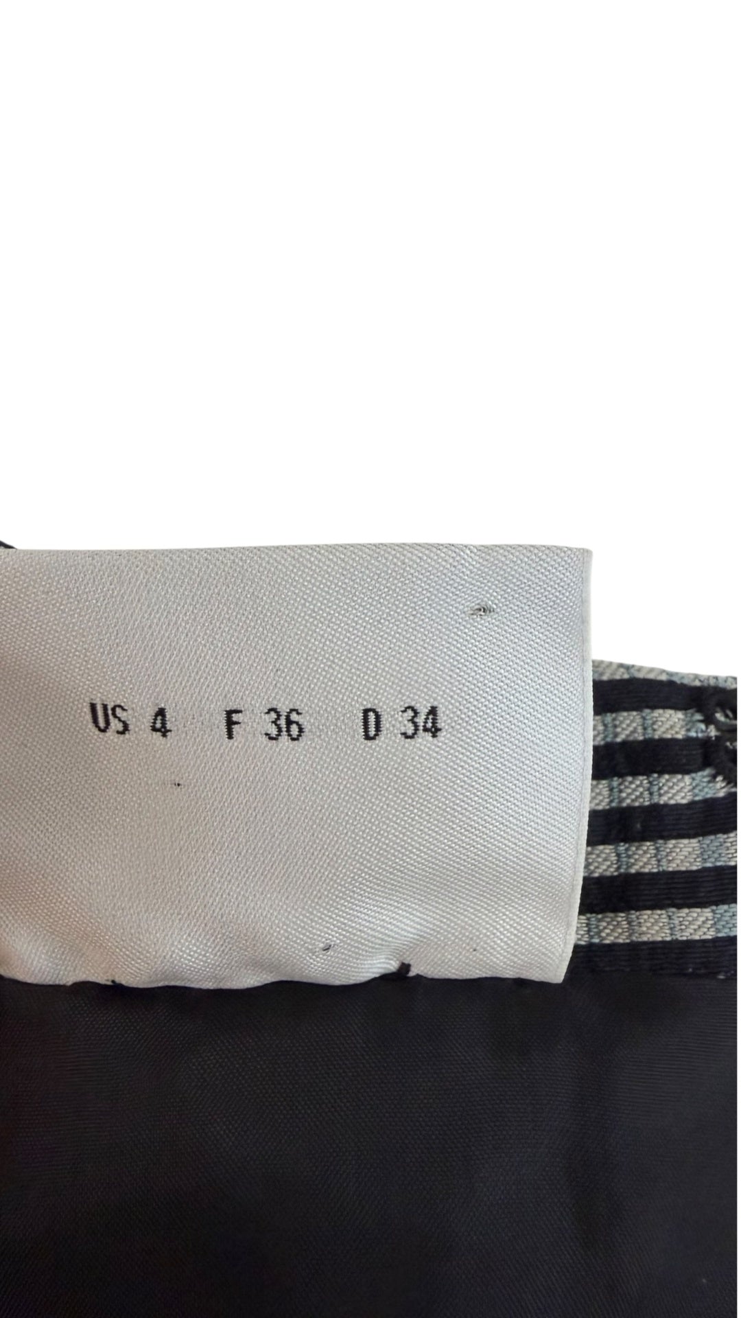 Pre-Loved Akris Punto Kleid gestreift