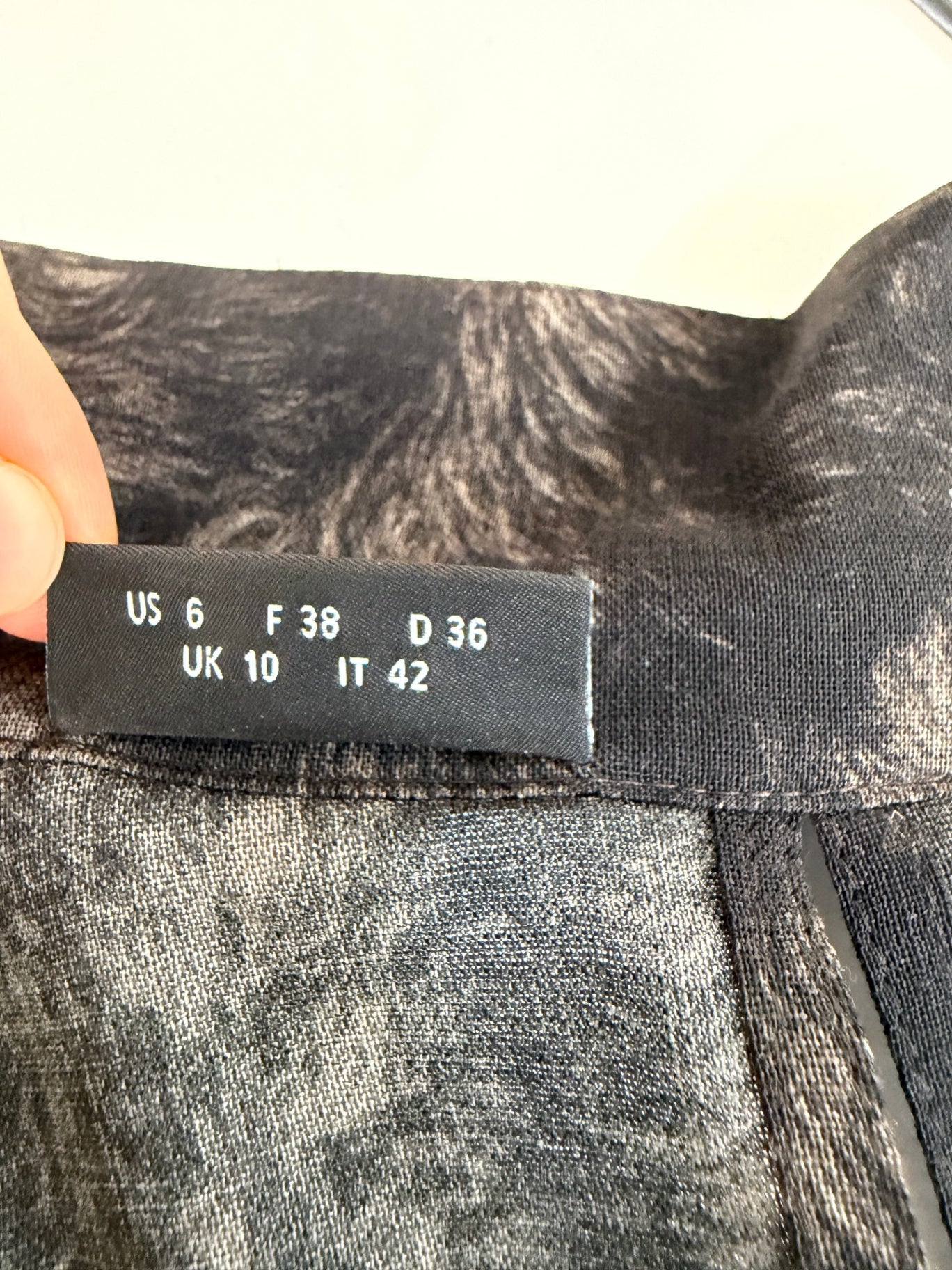 Pre-Loved AKRIS Tunika marmoriert