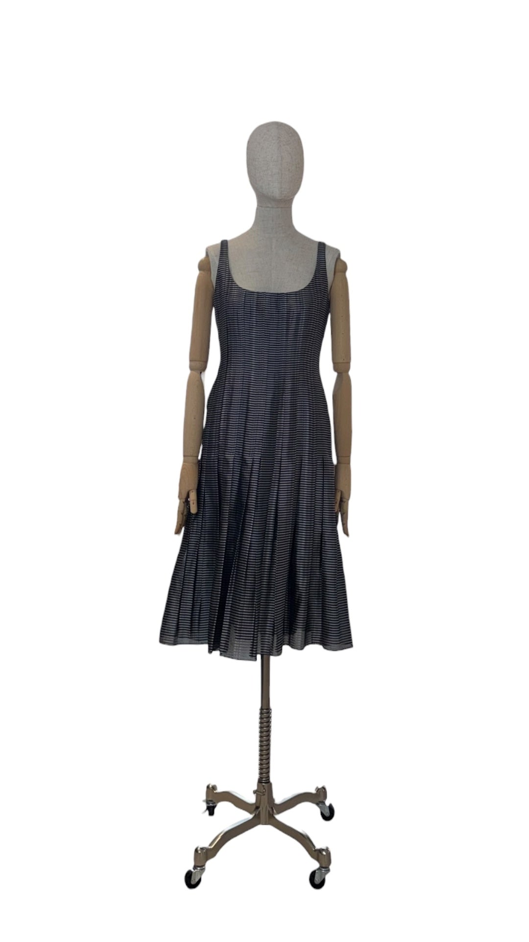 Pre-Loved Akris Punto Kleid gestreift