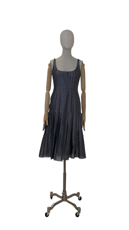 Pre-Loved Akris Punto Kleid gestreift