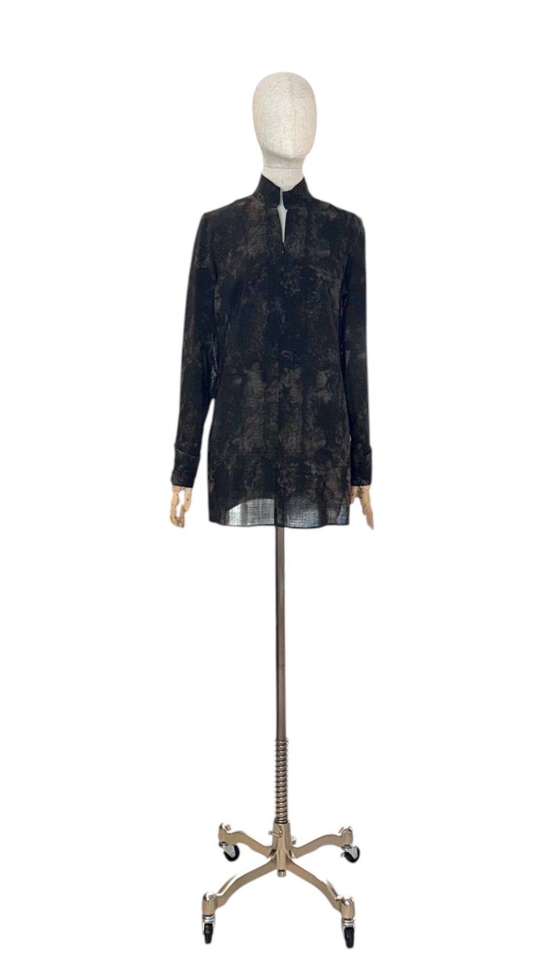 Pre-Loved AKRIS Tunika marmoriert