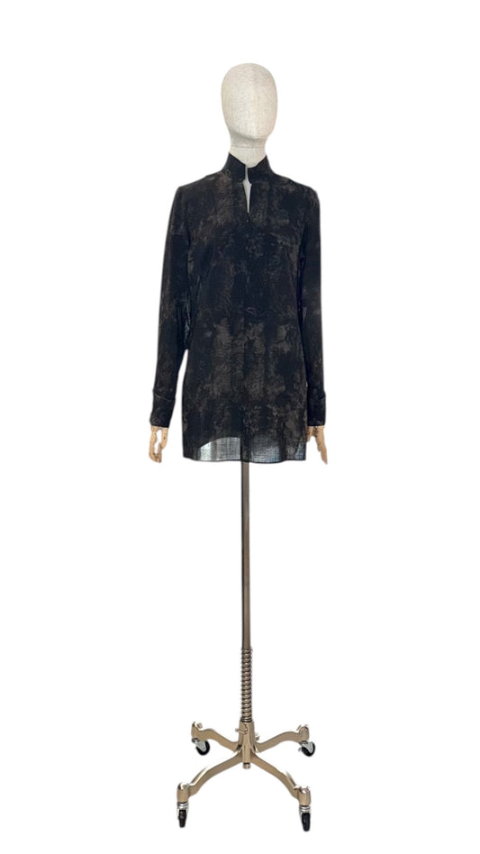 Pre-Loved AKRIS Tunika marmoriert