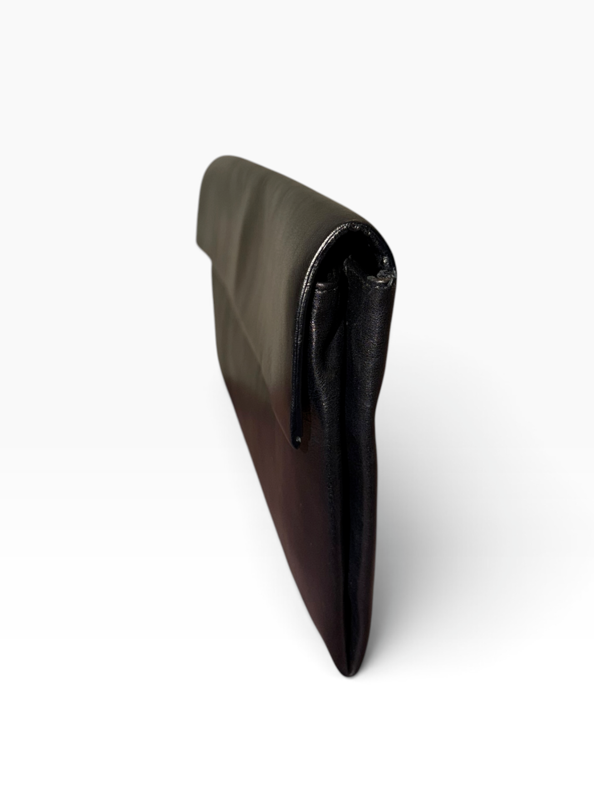 Pre-Loved Jil Sander Envelope Clutch Schwarz