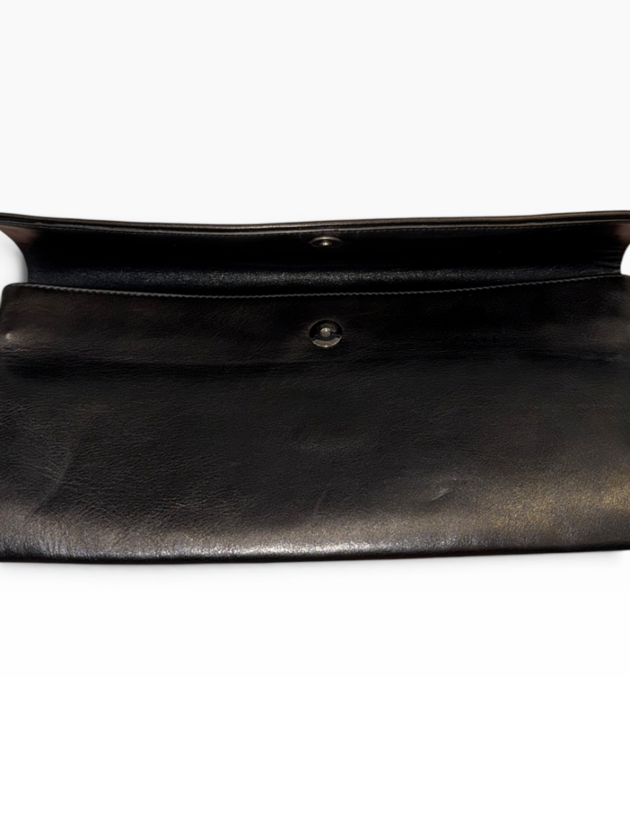 Pre-Loved Jil Sander Envelope Clutch Schwarz