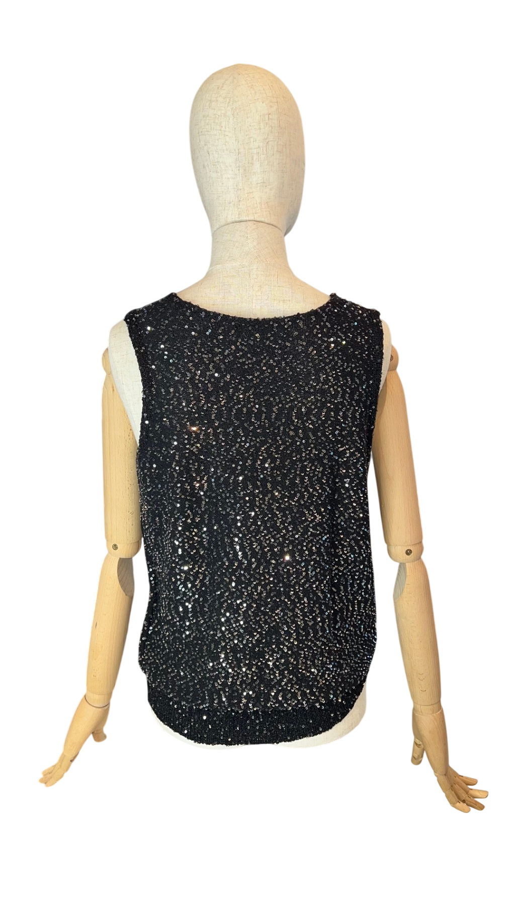 Pre-Loved Max Mara Weekend  Pailletten-Stricktop, glitzer