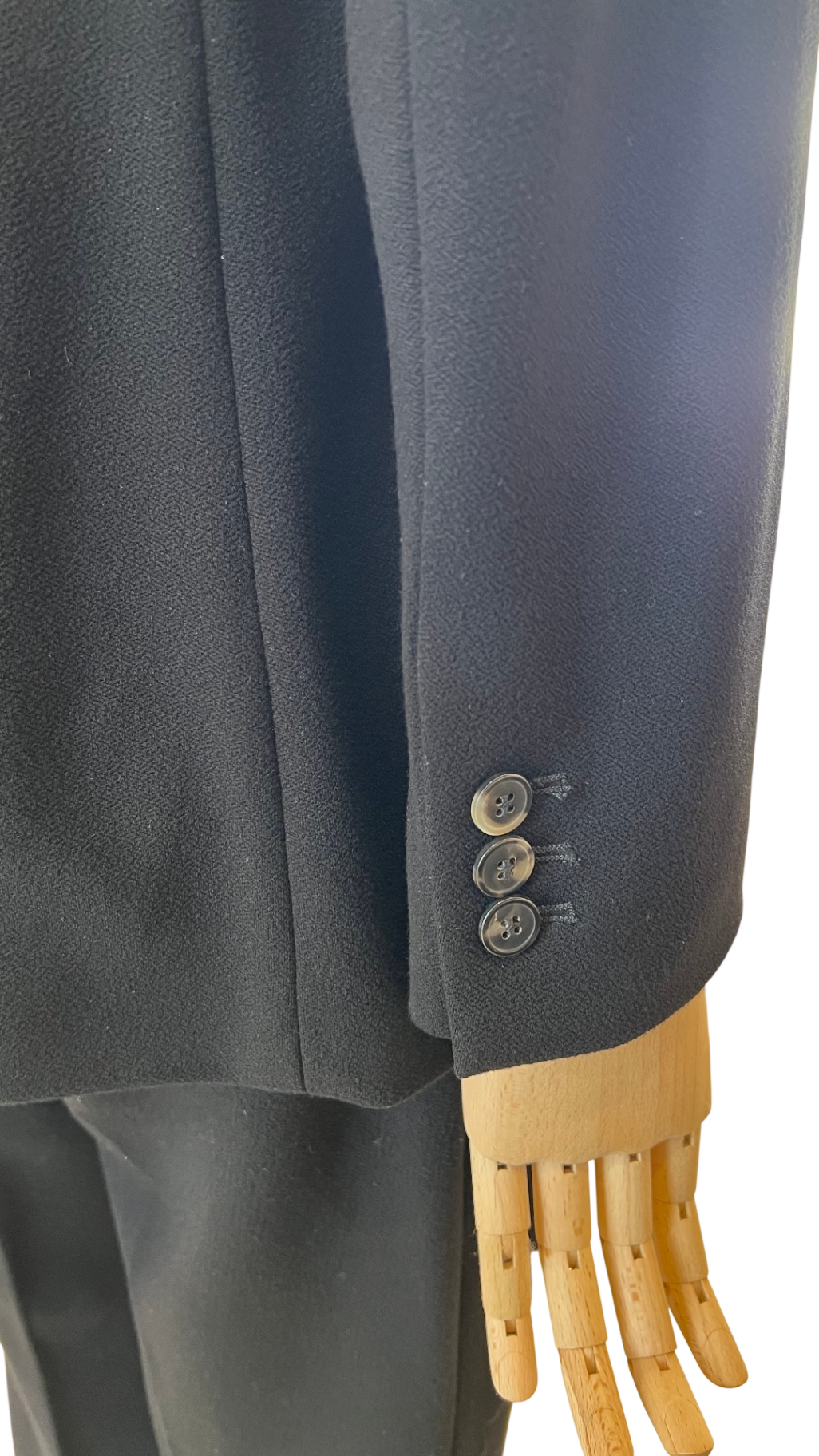 Pre-Loved Cady-Hosenanzug, schwarz