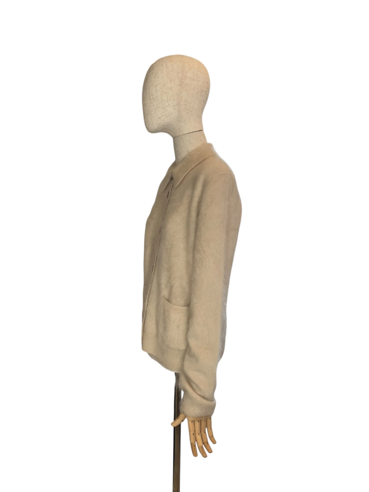 Pre-Loved Iris von Arnim Kaschmir-Strickjacke ELYN, beige