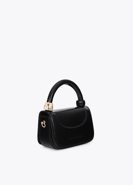 Lola Casademunt Top Handle Bag mit Golddetail, Schwarz