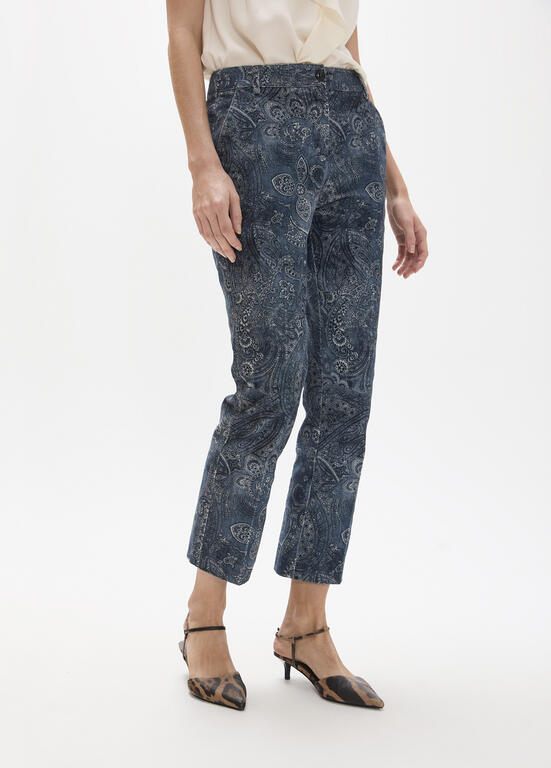 Lola Casademunt Hose mit Paisleyprint