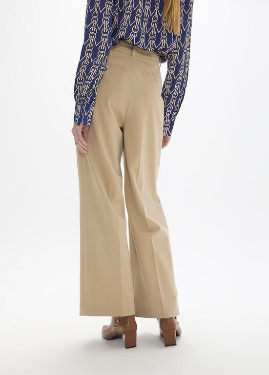 Lola Casademunt Bundfaltenhose, Beige
