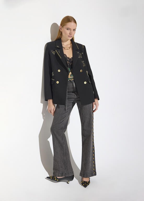 Lola Casademunt Blazer mit Paisleyprint
