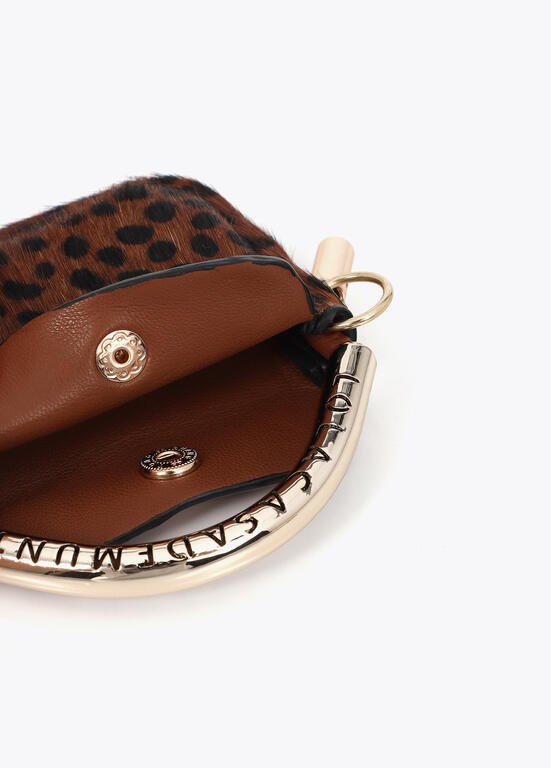 Lola Casademunt Mini-Taschenanhänger mit Animalprint