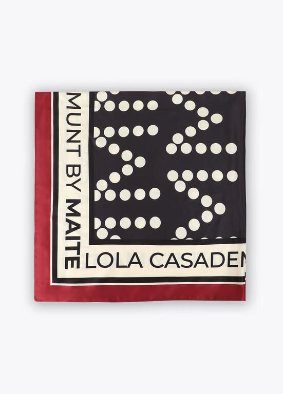 Lola Casademunt Tuch gepunktet, 90 x 90 cm