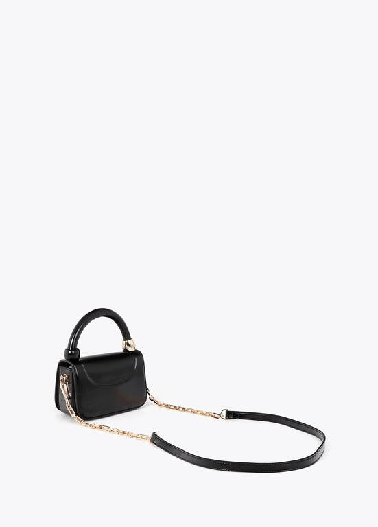 Lola Casademunt Top Handle Bag mit Golddetail, Schwarz