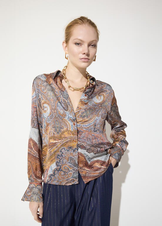 Lola Casademunt Bluse mit Paisleyprint