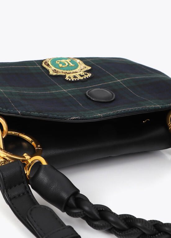 Lola Casademunt Flap Bag Kariert, grün