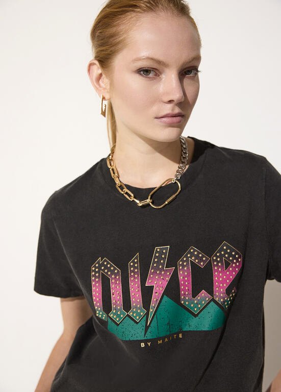 Lola Casademunt T-Shirt mit Rundhalsausschnitt Nice