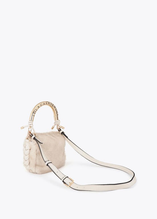 Lola Casademunt Felltasche Ecru