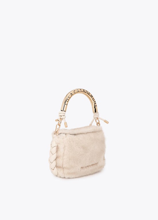 Lola Casademunt Felltasche Ecru