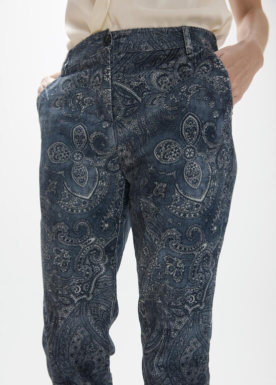 Lola Casademunt Hose mit Paisleyprint