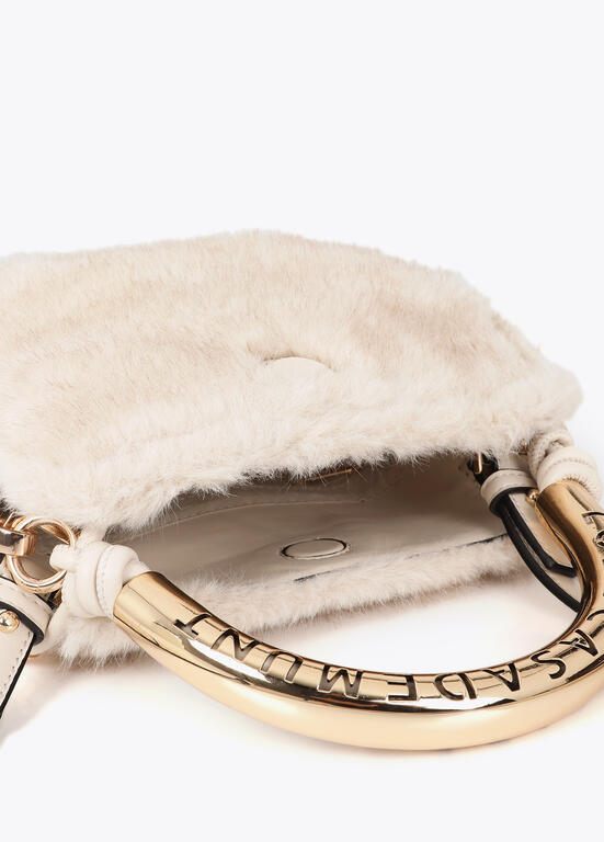 Lola Casademunt Felltasche Ecru
