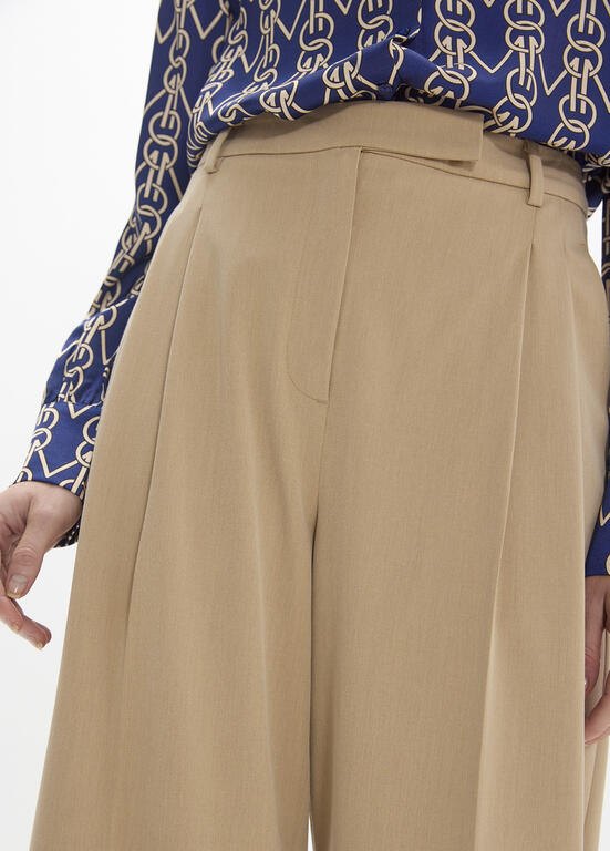 Lola Casademunt Bundfaltenhose, Beige