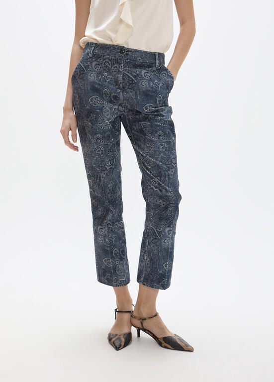 Lola Casademunt Hose mit Paisleyprint