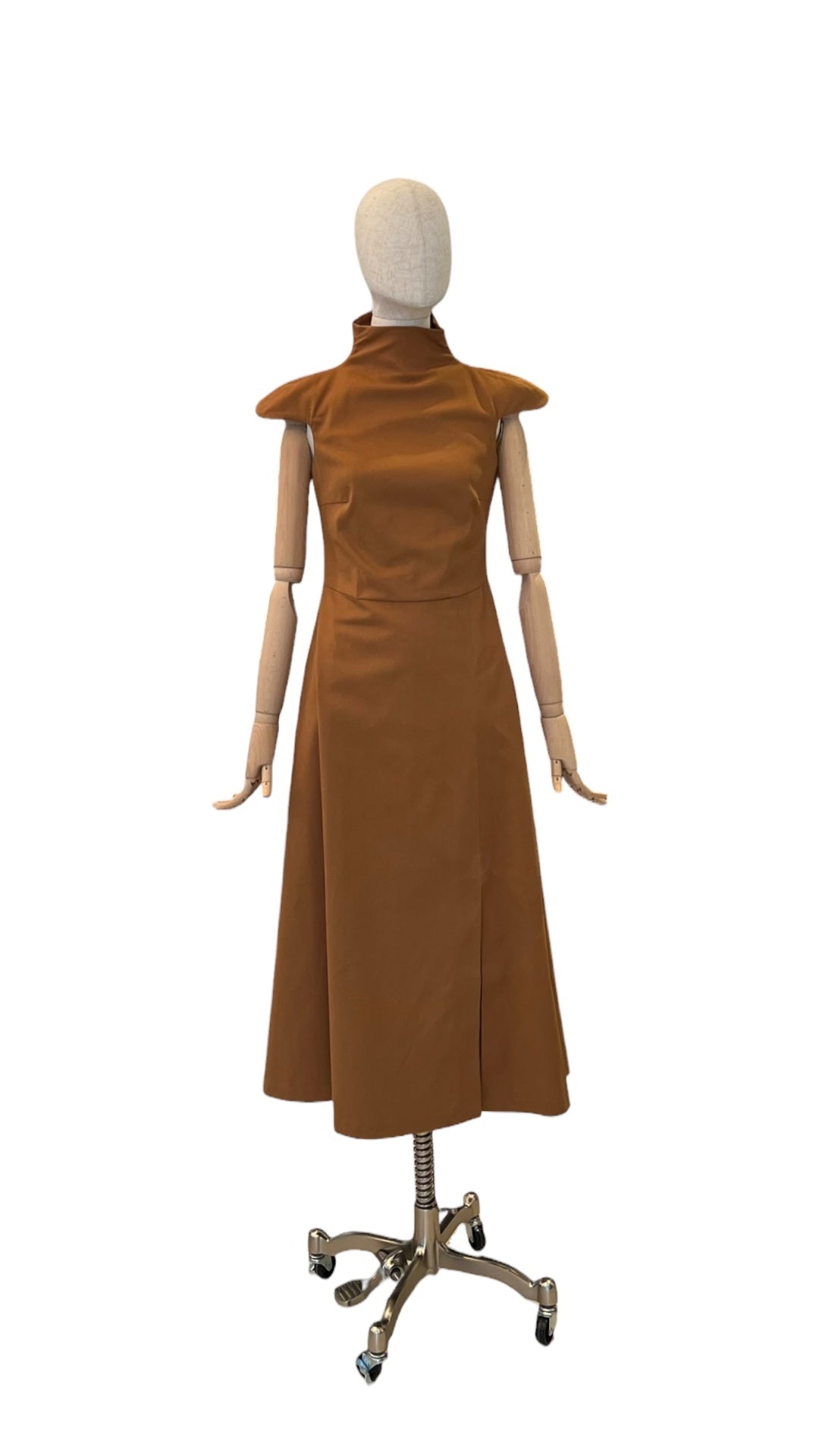 Giovanna Nicolai Mididress Turtleneck Beige N116