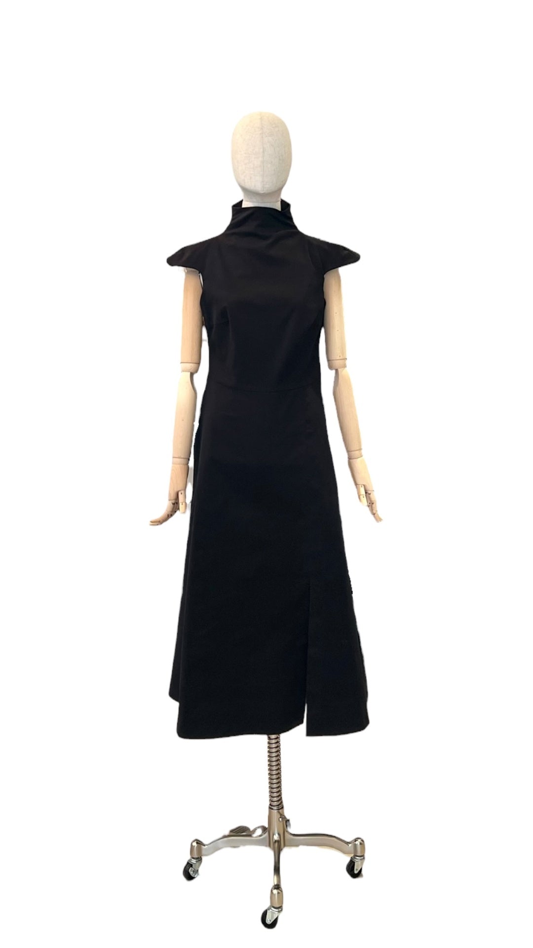 Giovanna Nicolai Mididress Turtleneck Schwarz N116