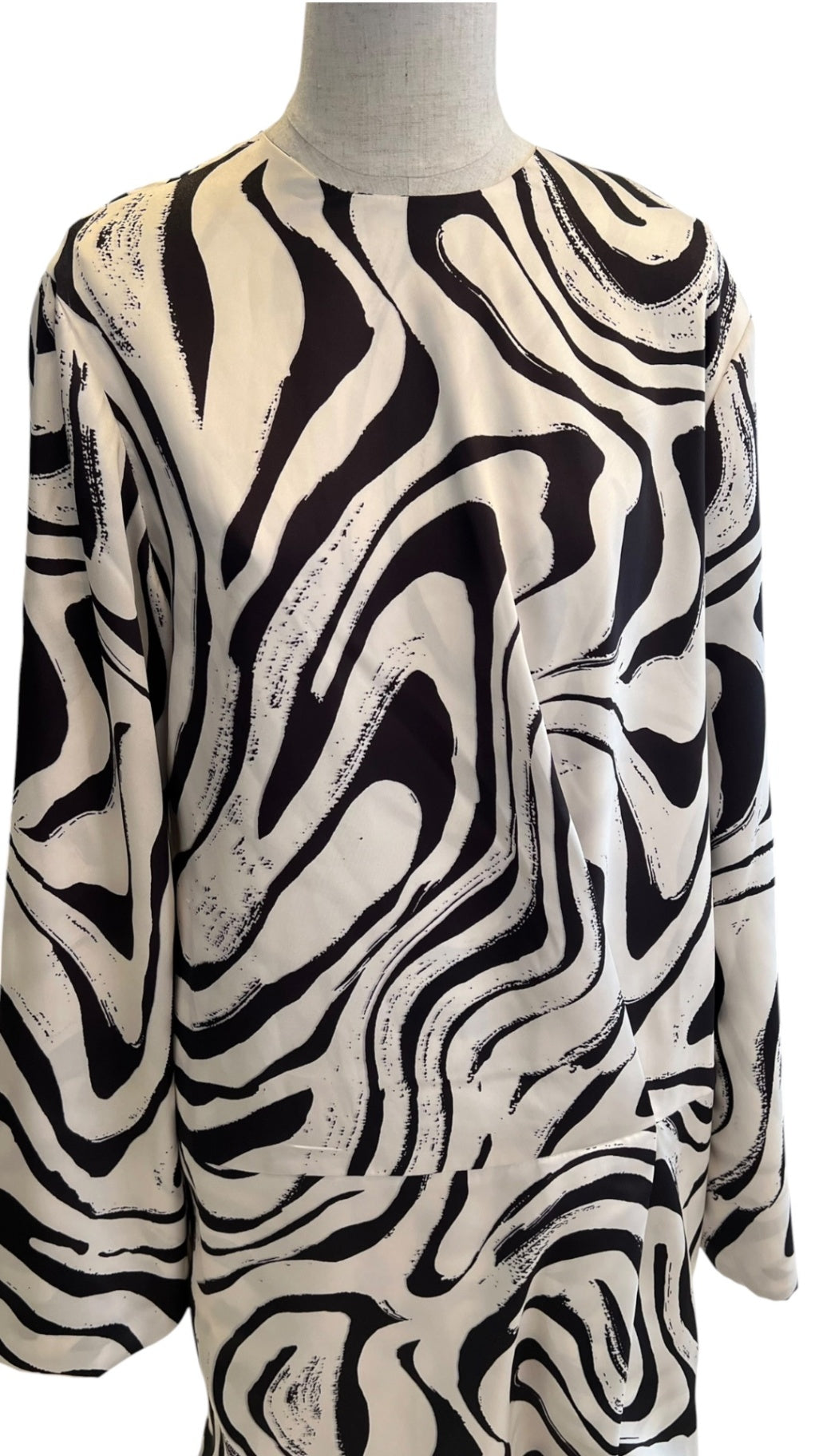 Giovanna Nicolai Minidress Braun gemustert N147