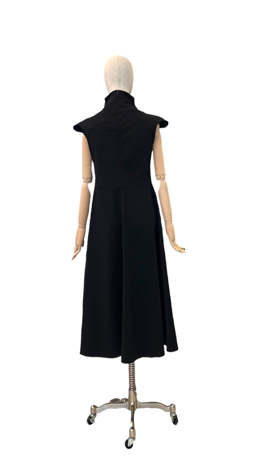 Giovanna Nicolai Mididress Turtleneck Schwarz N116