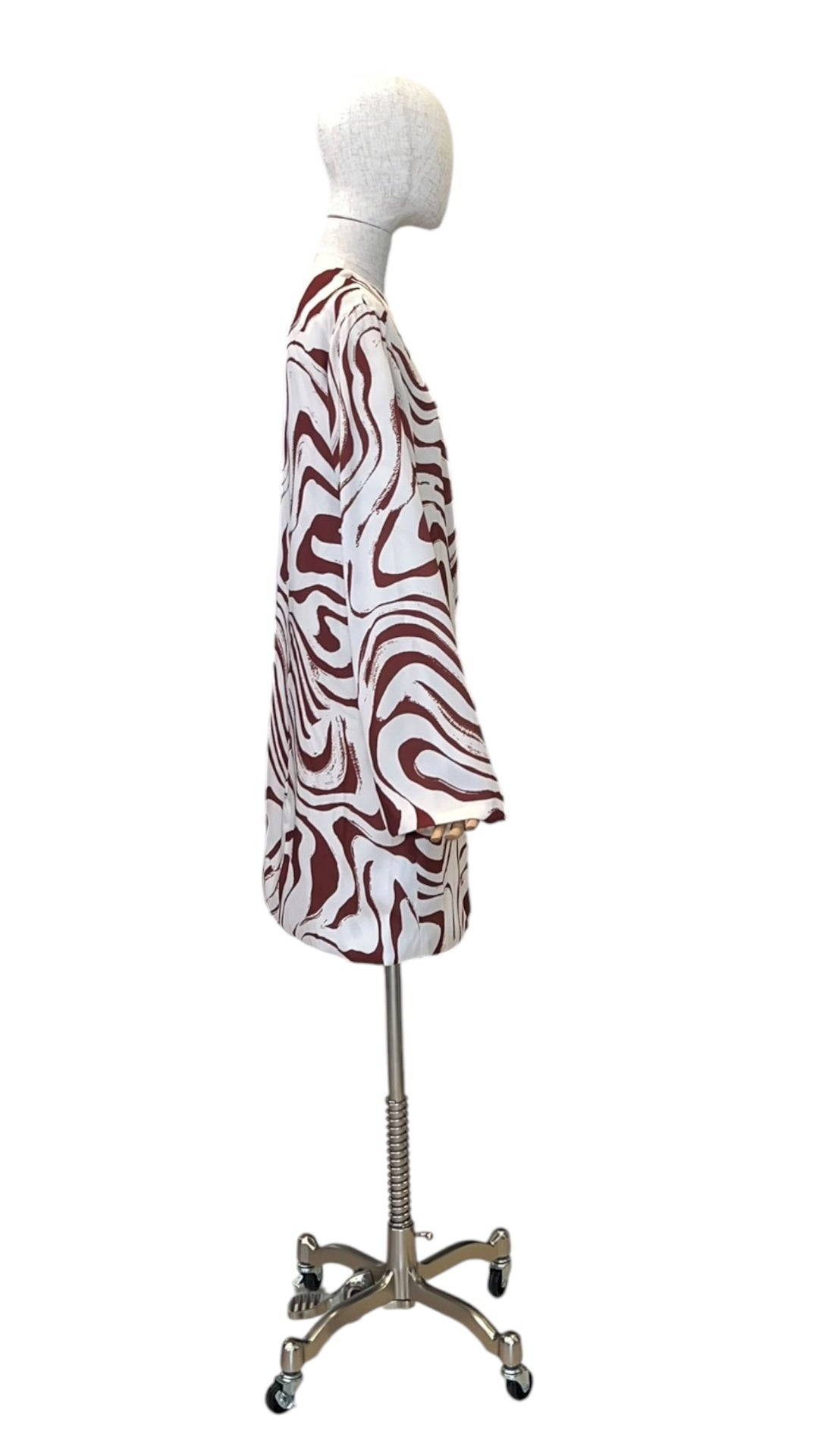 Giovanna Nicolai Minidress Braun gemustert N147
