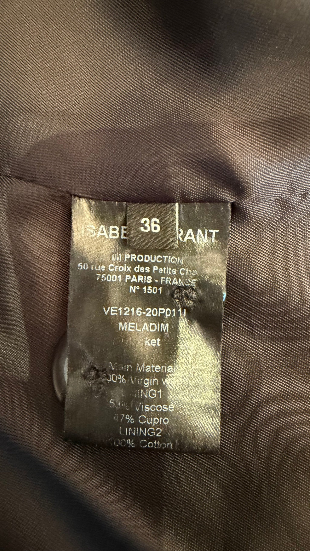 Pre-Loved Isabel Marant Blazer Nadelstreifen
