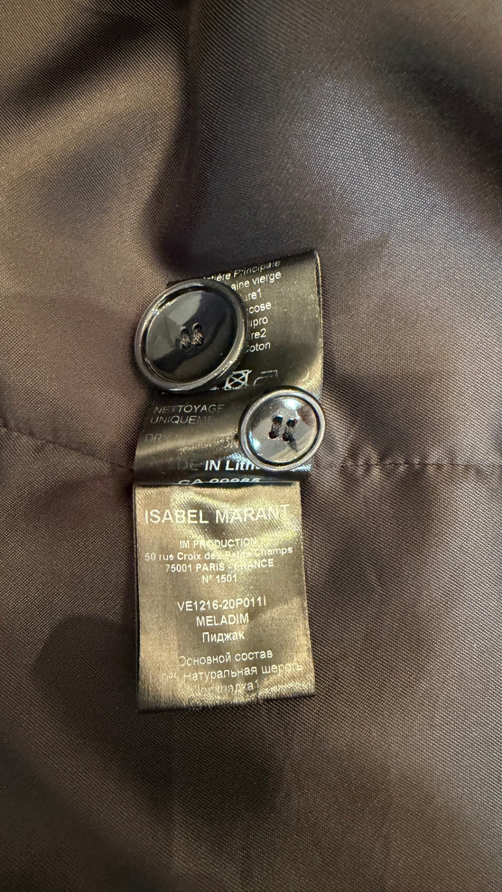 Pre-Loved Isabel Marant Blazer Nadelstreifen