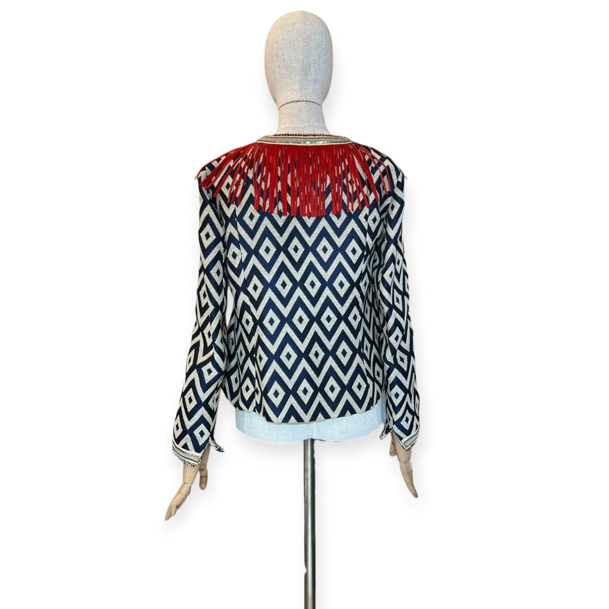 Pre-Loved Bazar Deluxe Ethnojacke mit Fransen